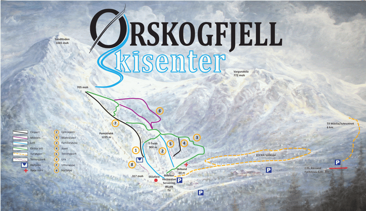 Løypekart